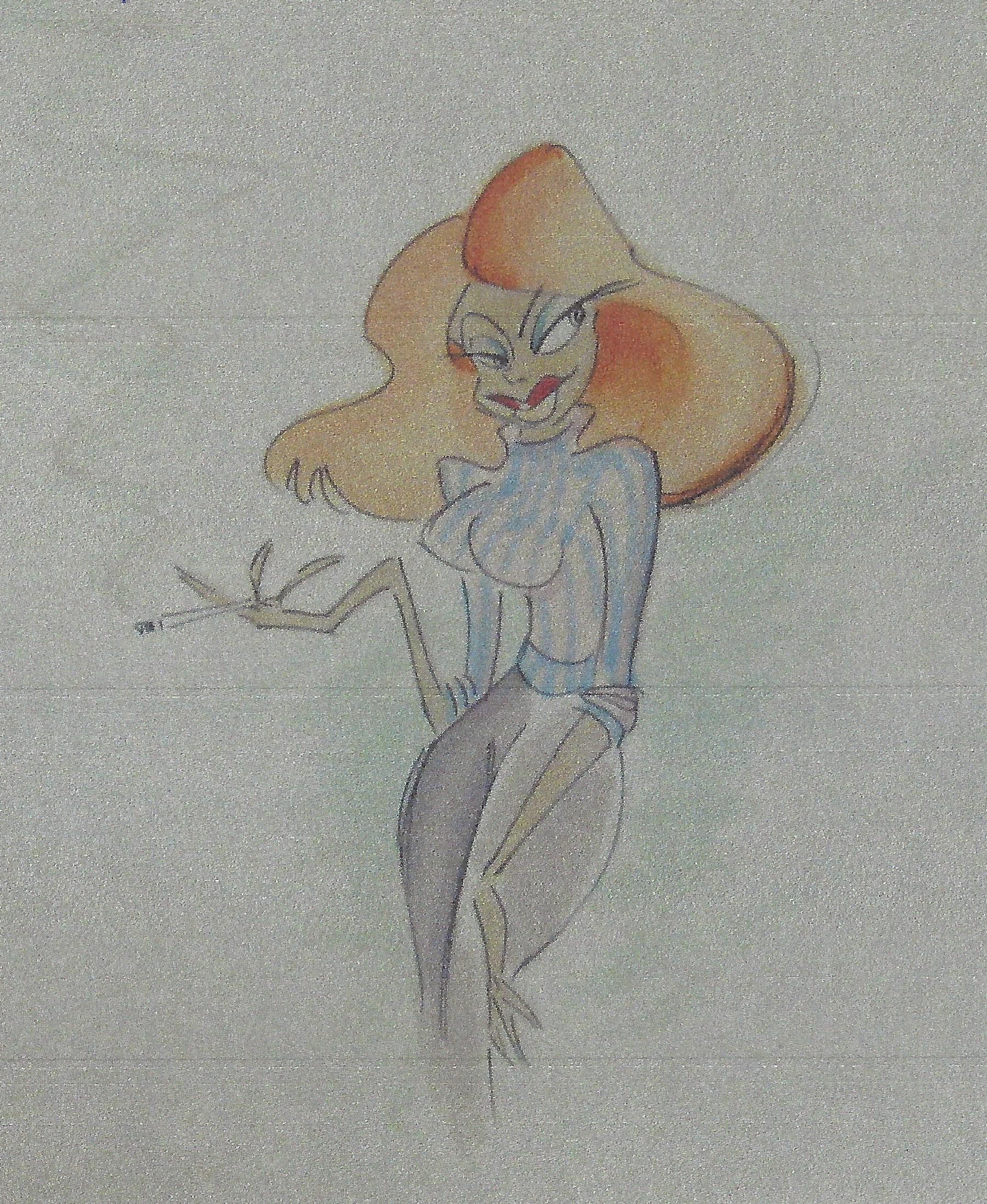 Early Disney character designs Jessica Rabbit Pulling a Rabbit Out of a Hat