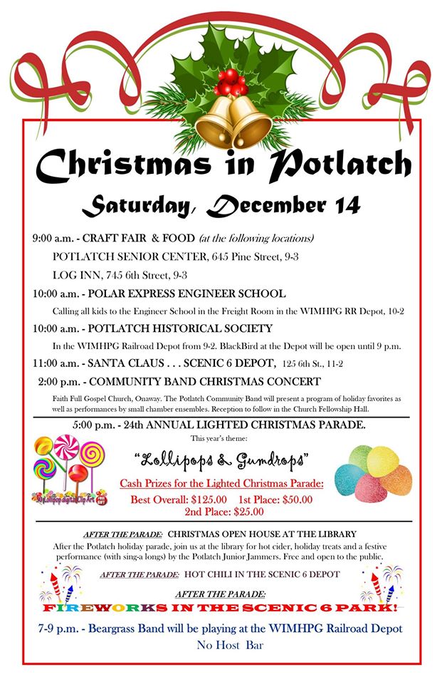 Potlatch Christmas Celebration Saturday Pullman Radio
