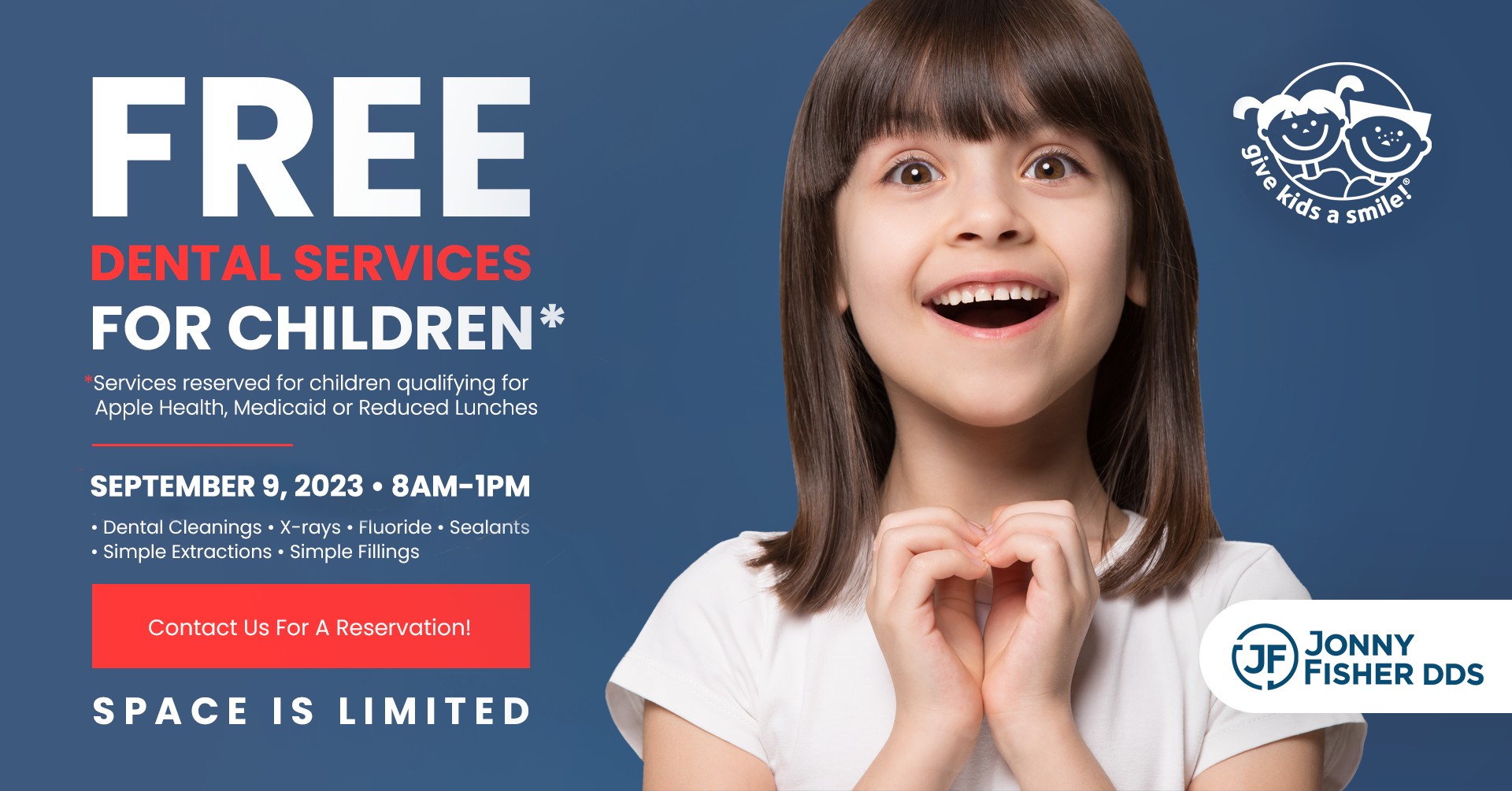 Jonny Fisher DDS In Pullman Hosting Free Dental Clinic For Kids