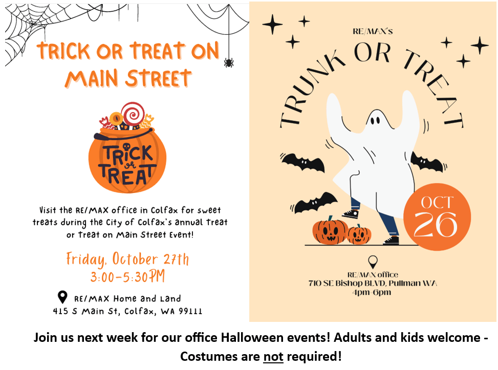Re/Max Office in Pullman Handing Out Treats Tomorrow Pullman Radio