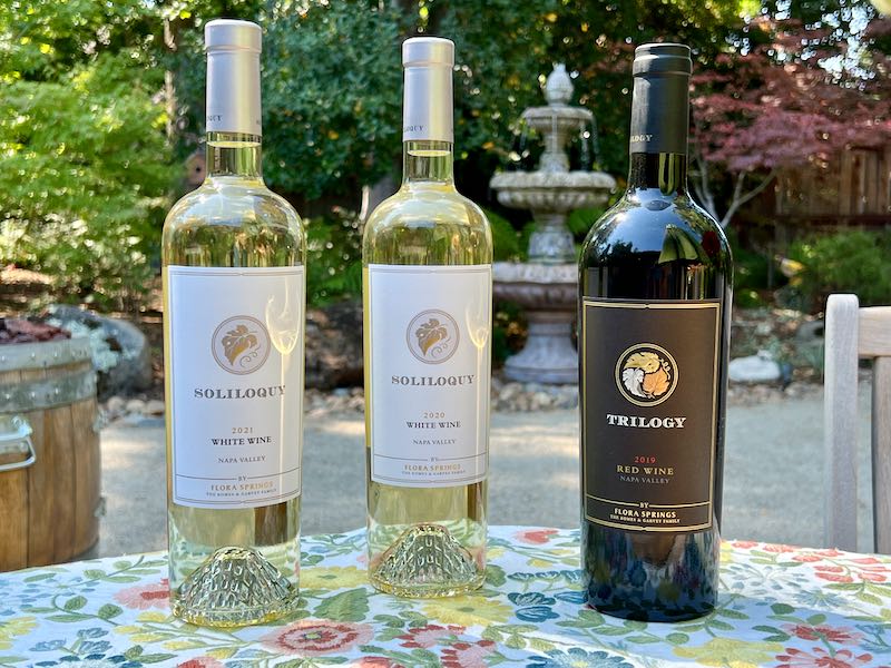 A Taste of Flora Springs' Flagship Wines Soliloquy and Trilogy Pull