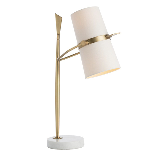 Yasmin Lamp White Marble Pulp Design Studios