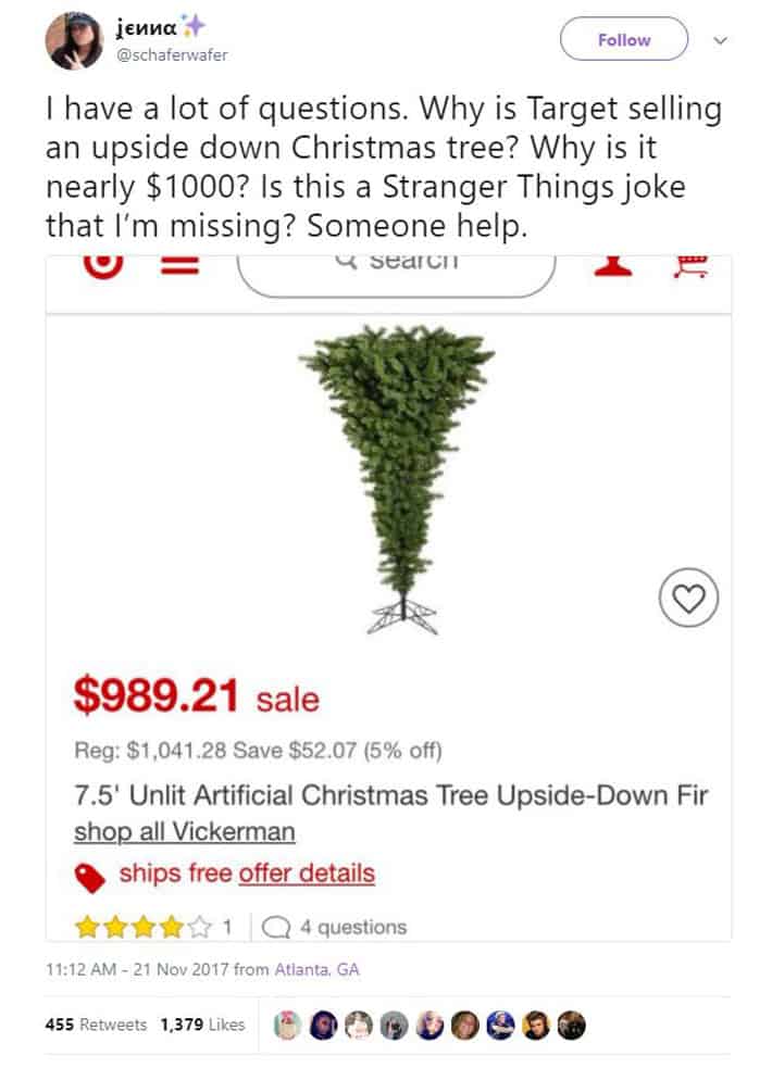 The Upside Down Christmas Tree Here's What It Means