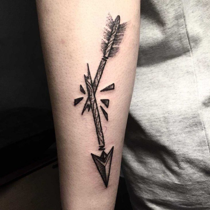 30 Arrow Tattoos For Women Who Strive