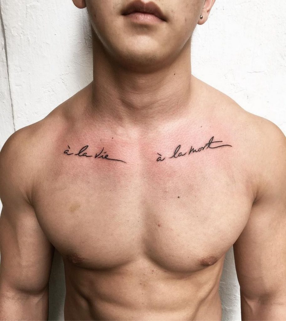 Aggregate 72+ minimalist chest tattoos latest in.cdgdbentre