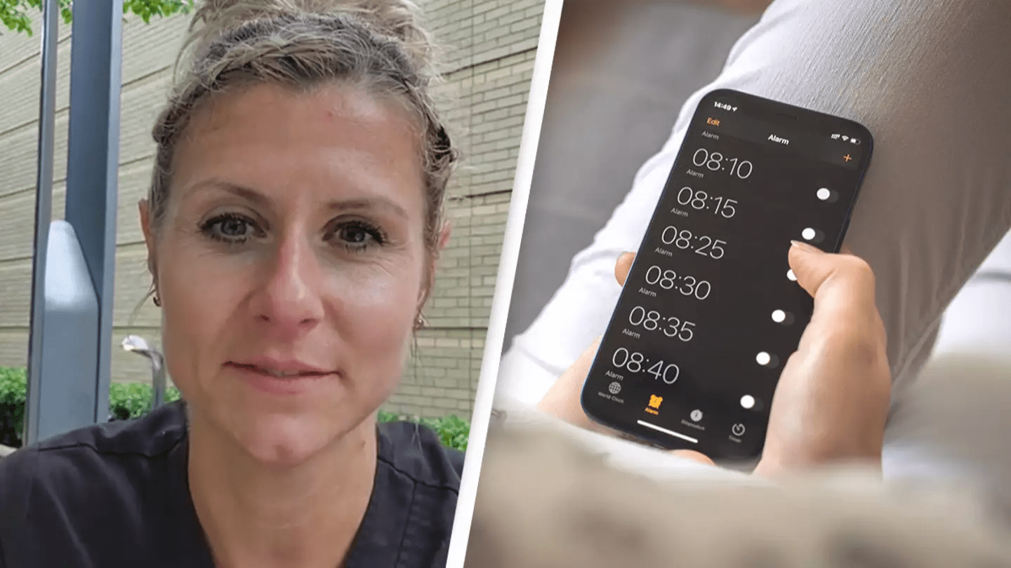 Nurse cautions against setting multiple alarms to wake up in the