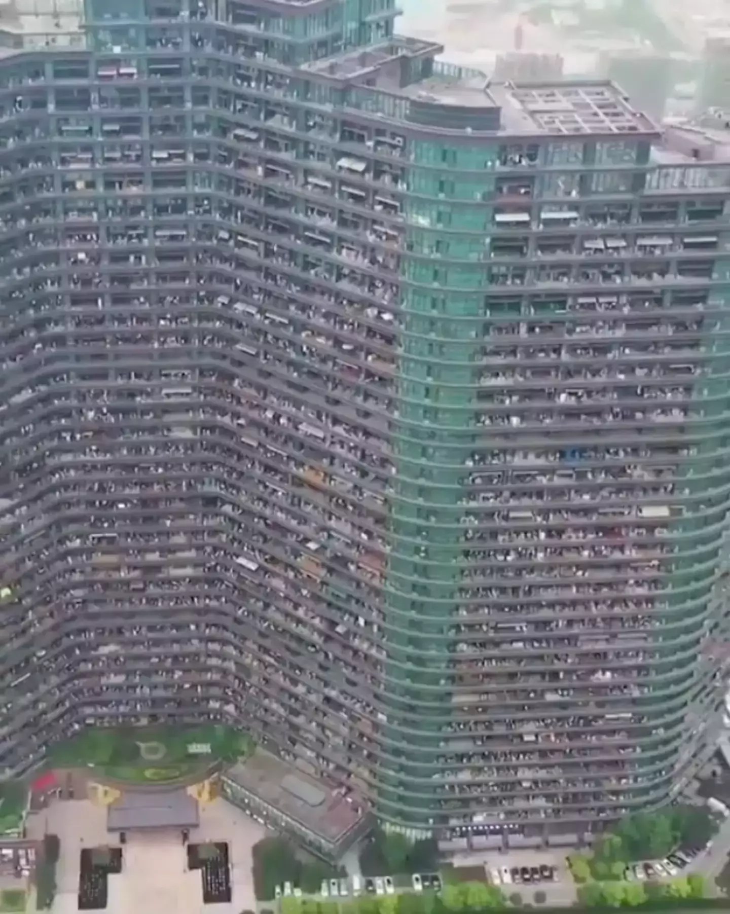 Inside ‘dystopian’ apartment complex where 20,000 residents never need