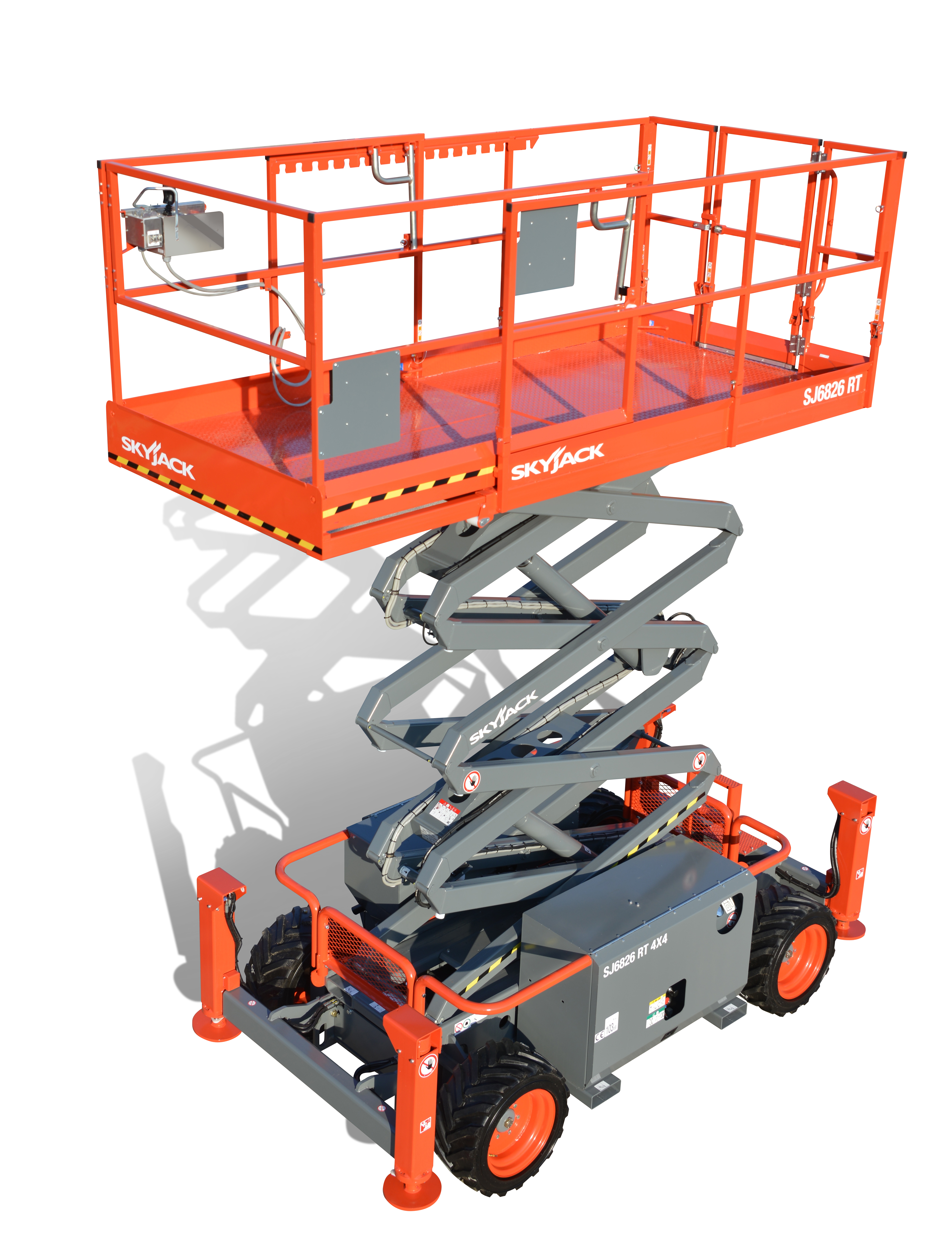 Skyjack SJ6826RT 10m Diesel Scissor Lift Hire Powered Access Hire