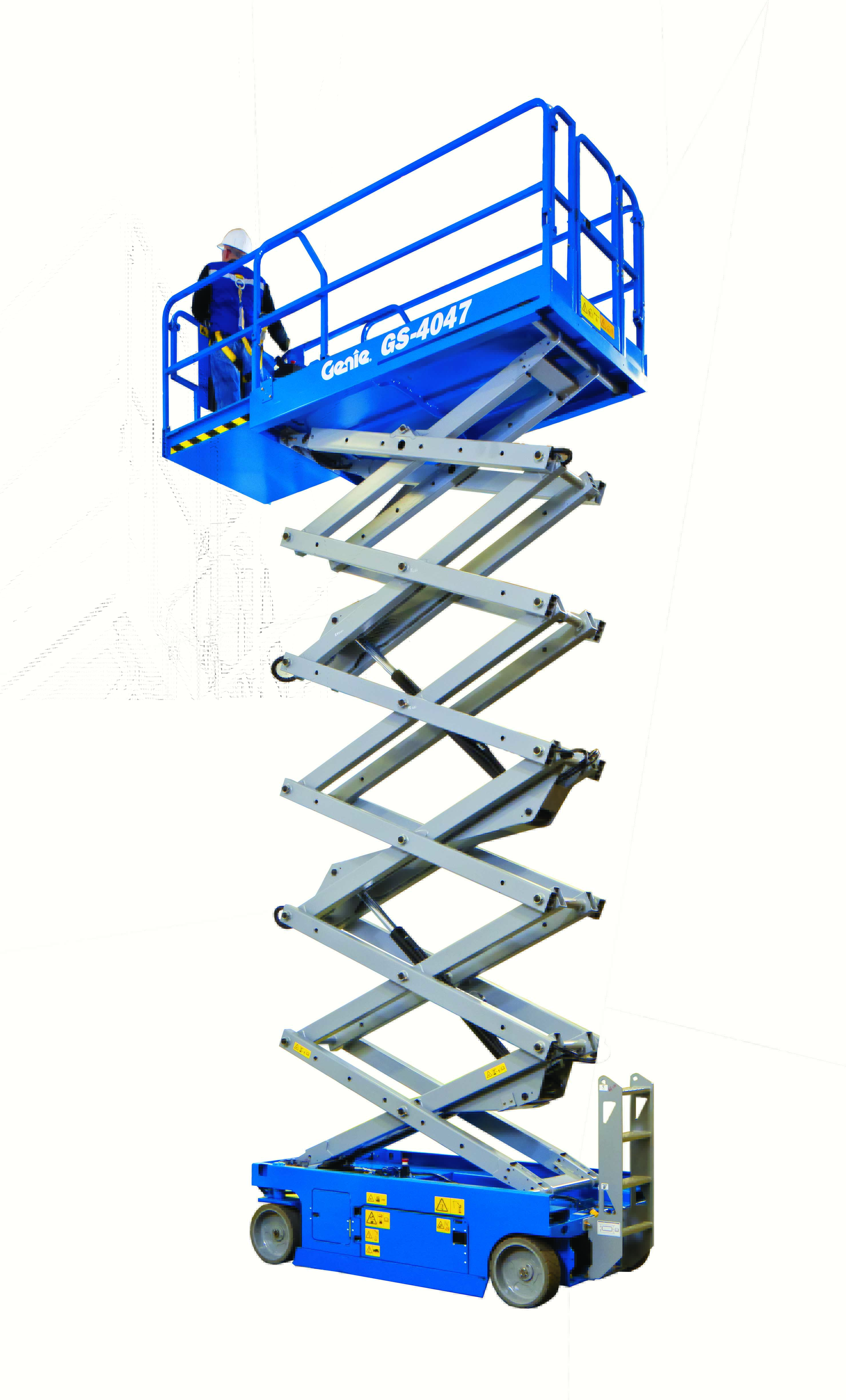 Genie GS4047 14m Electric Scissor Lift Hire Powered Access Hire