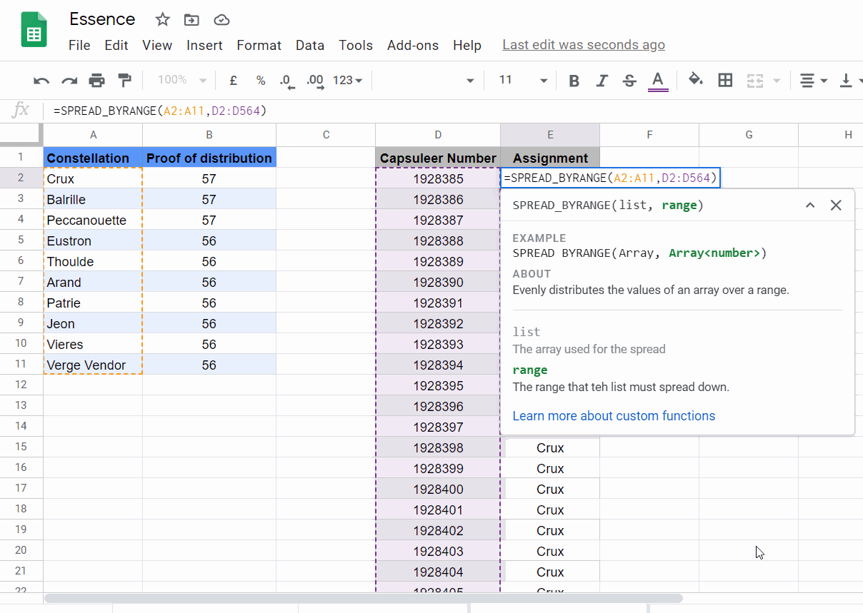Google Apps Script 3 Google Sheets Custom Functions to Allocate Items