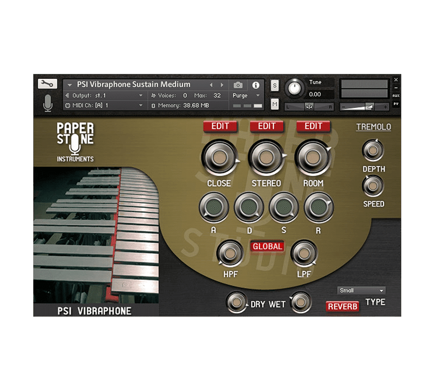 Buy PSI Vibraphone By Paper Stone Instruments 5 Store Credit Back