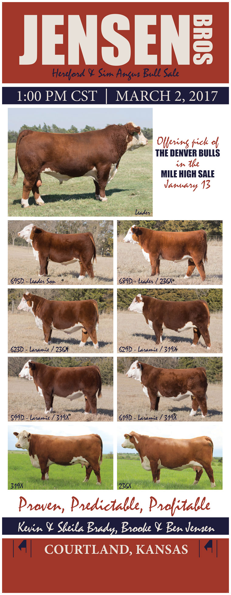 Jensen Bros. Hereford & SimAngus Bull Sale The Pulse