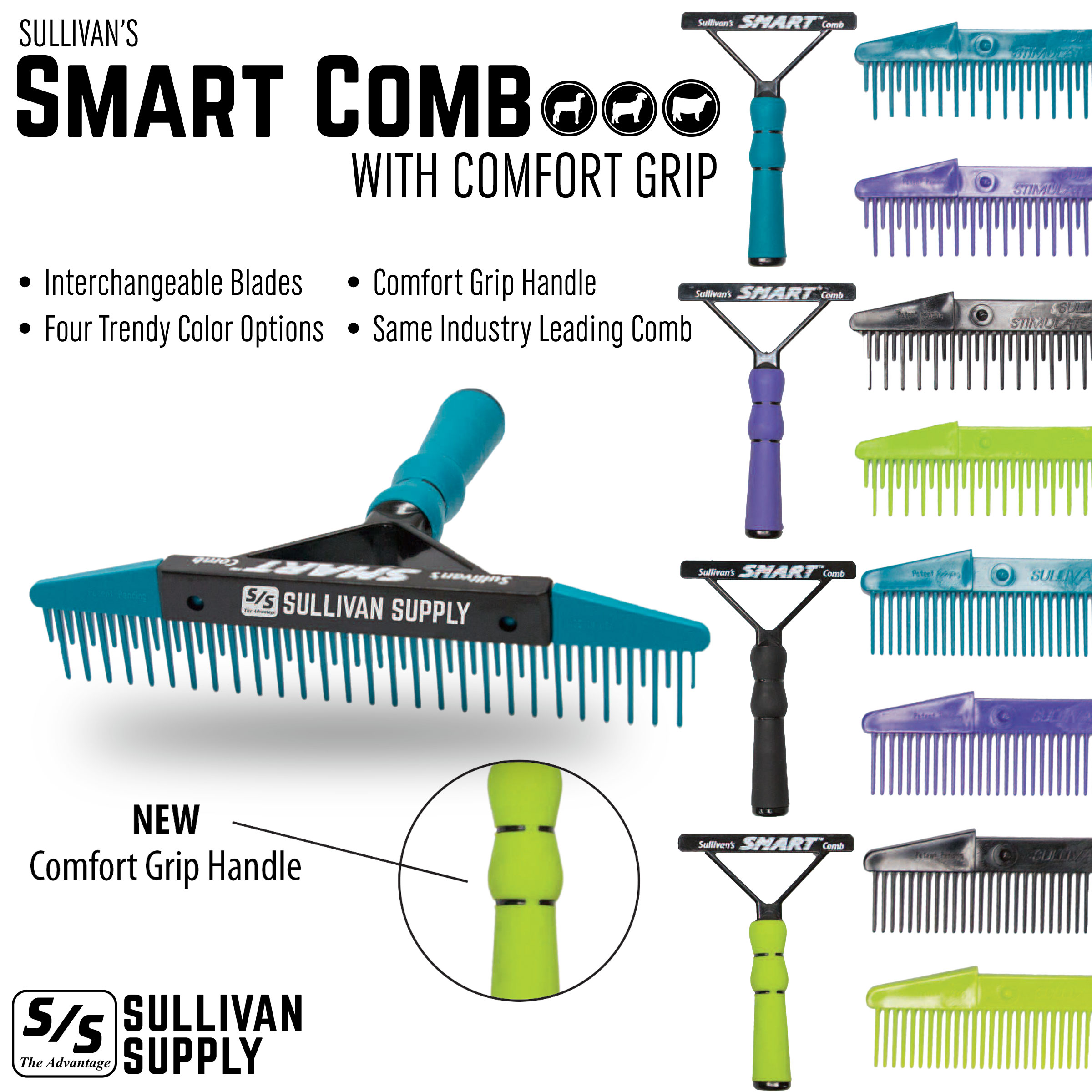 Sullivan’s Smart Comb with Grips | The Pulse