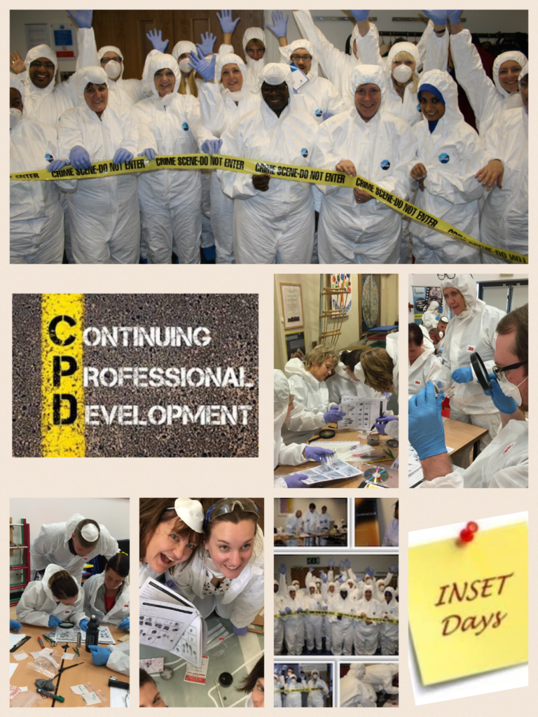 INSET TEACHER TRAINING DAYS Team Building Forensic Science