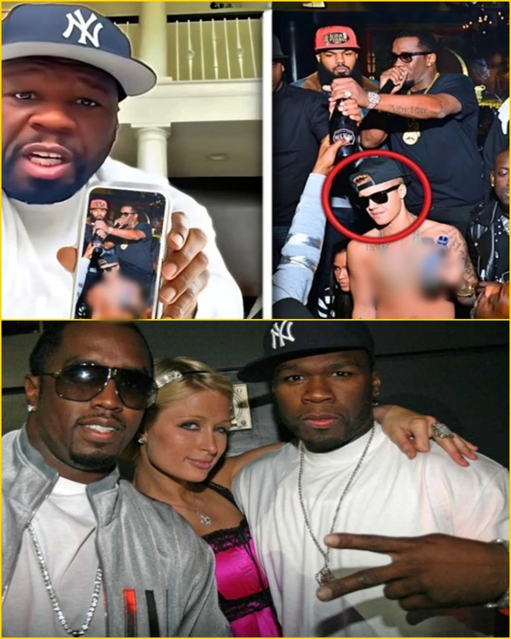 50 CENT DROPS BOMBSHELL! Names Rappers Diddy ‘BENT OVER’ as Trial Heats