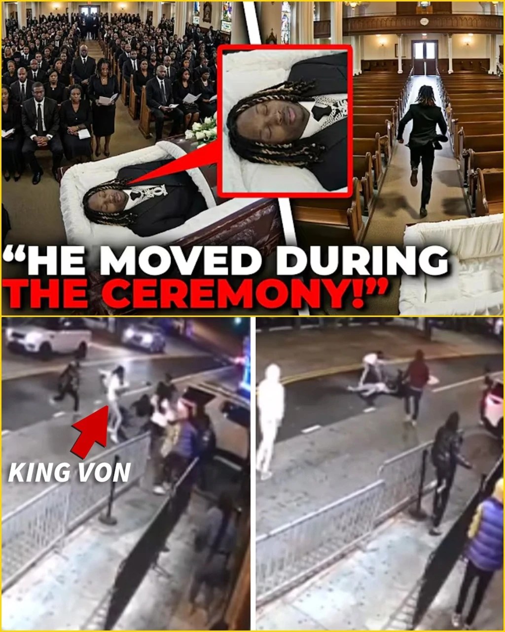 H0rrifying New Funeral F00tage of King Von Surfaces — What It Shows Has