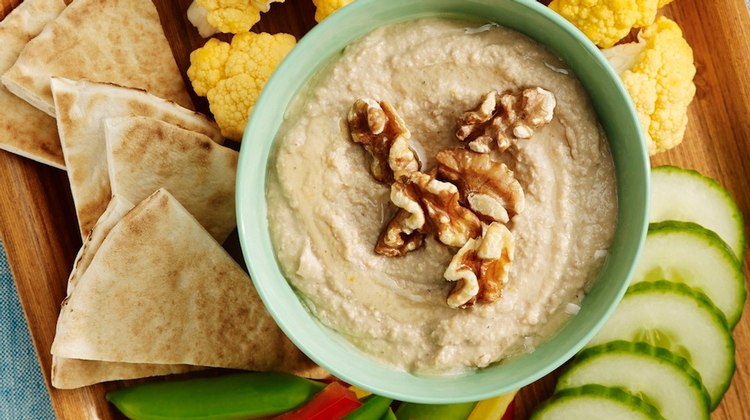 Toasted Walnut Hummus Half Cup Habit