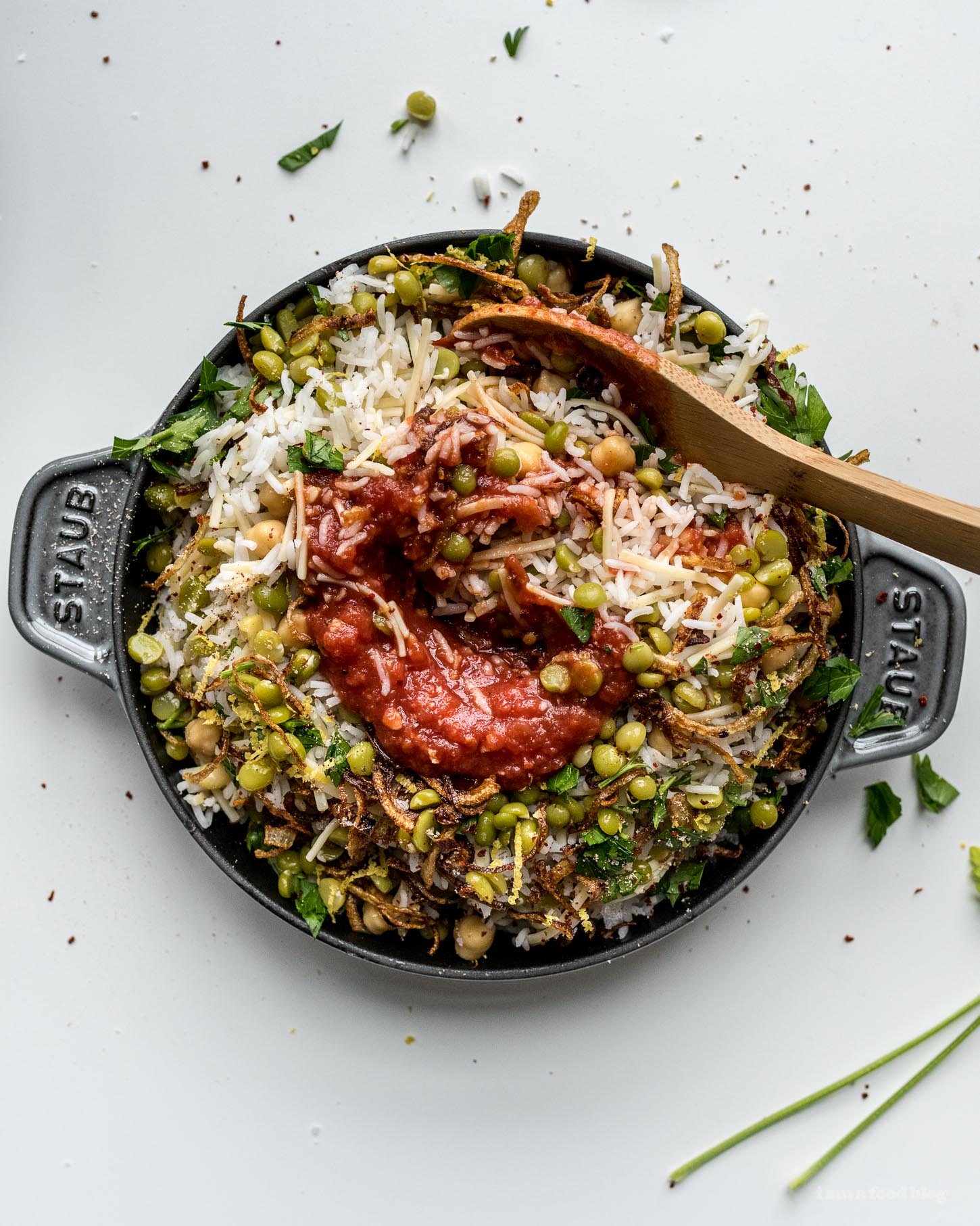 Egyptian Kosheri Rice Half Cup Habit