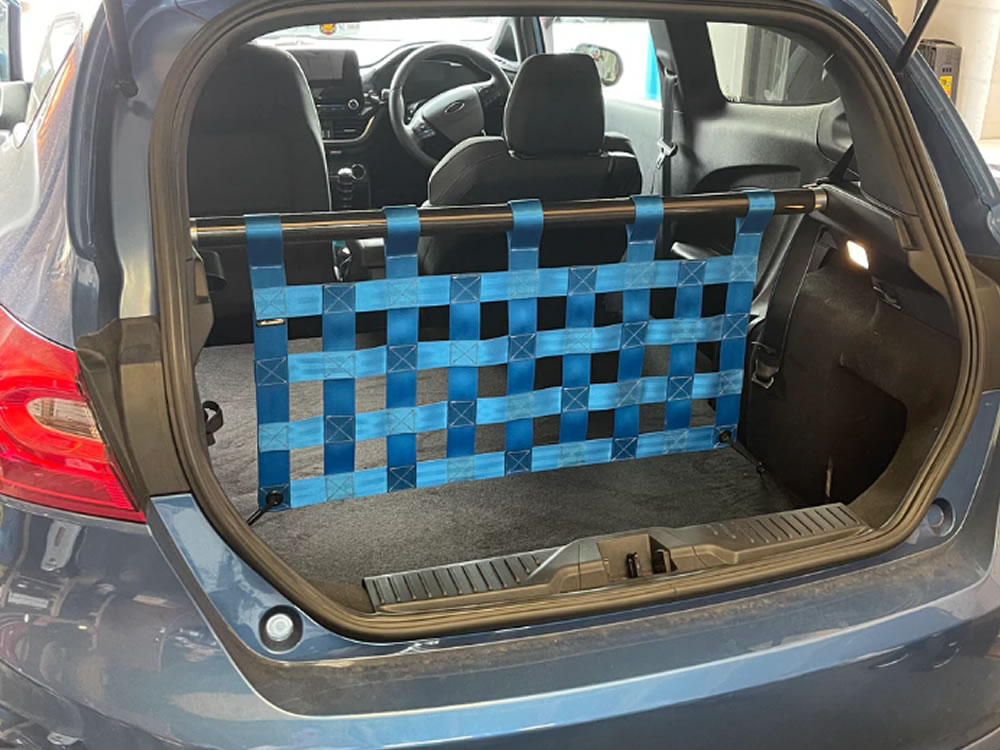 Ford Fiesta MK8 ST Strut Bar and Cargo Net JC Clubsport Fiesta Mk8
