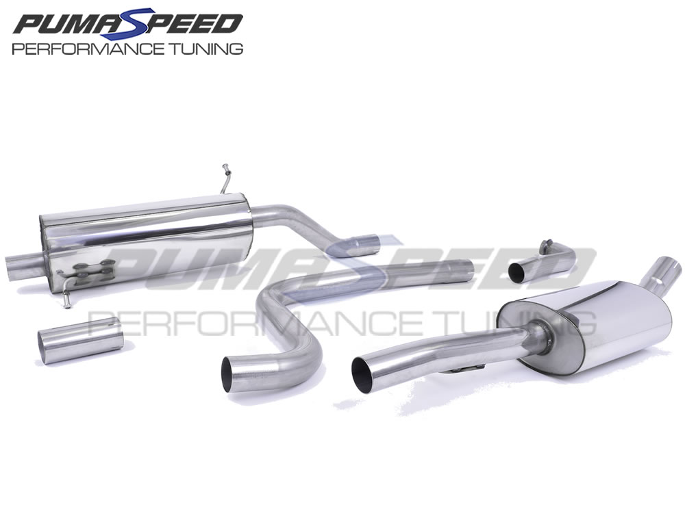 Milltek Sport Fiesta Mk8 1.0 Resonated Cat Back (Quieter) TUV