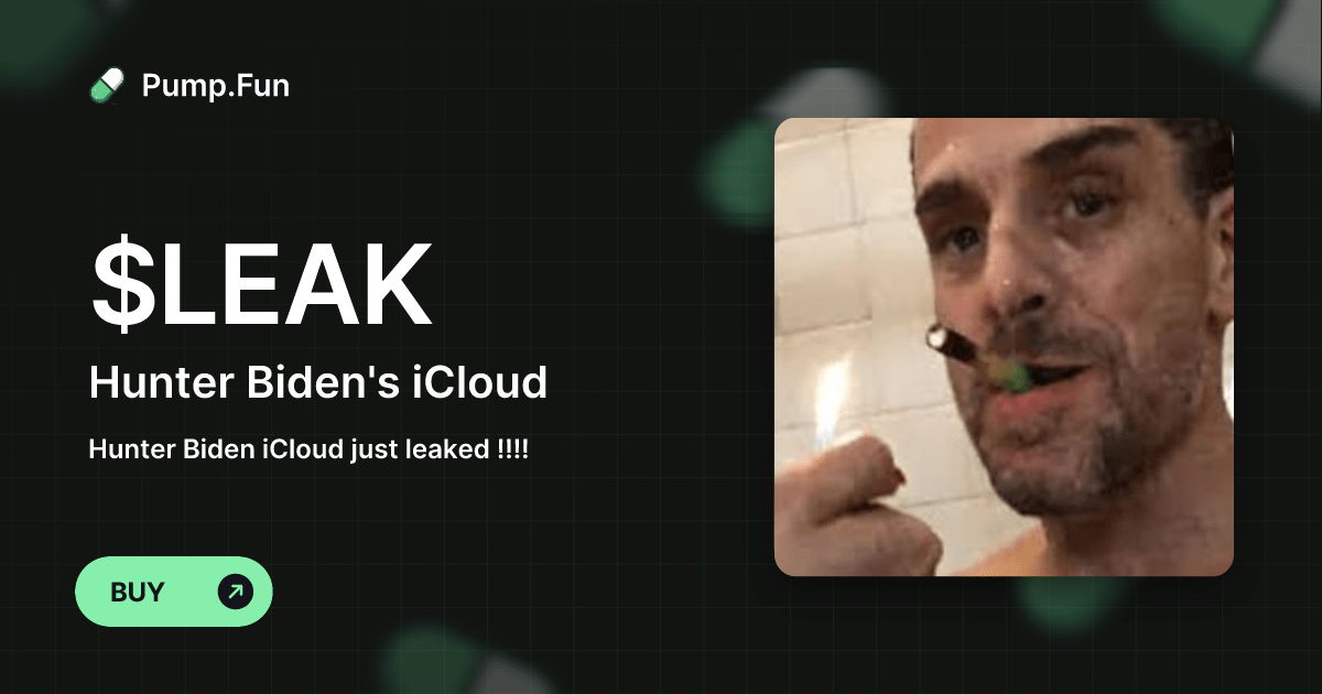 Hunter Biden's iCloud (LEAK) Pump(03)