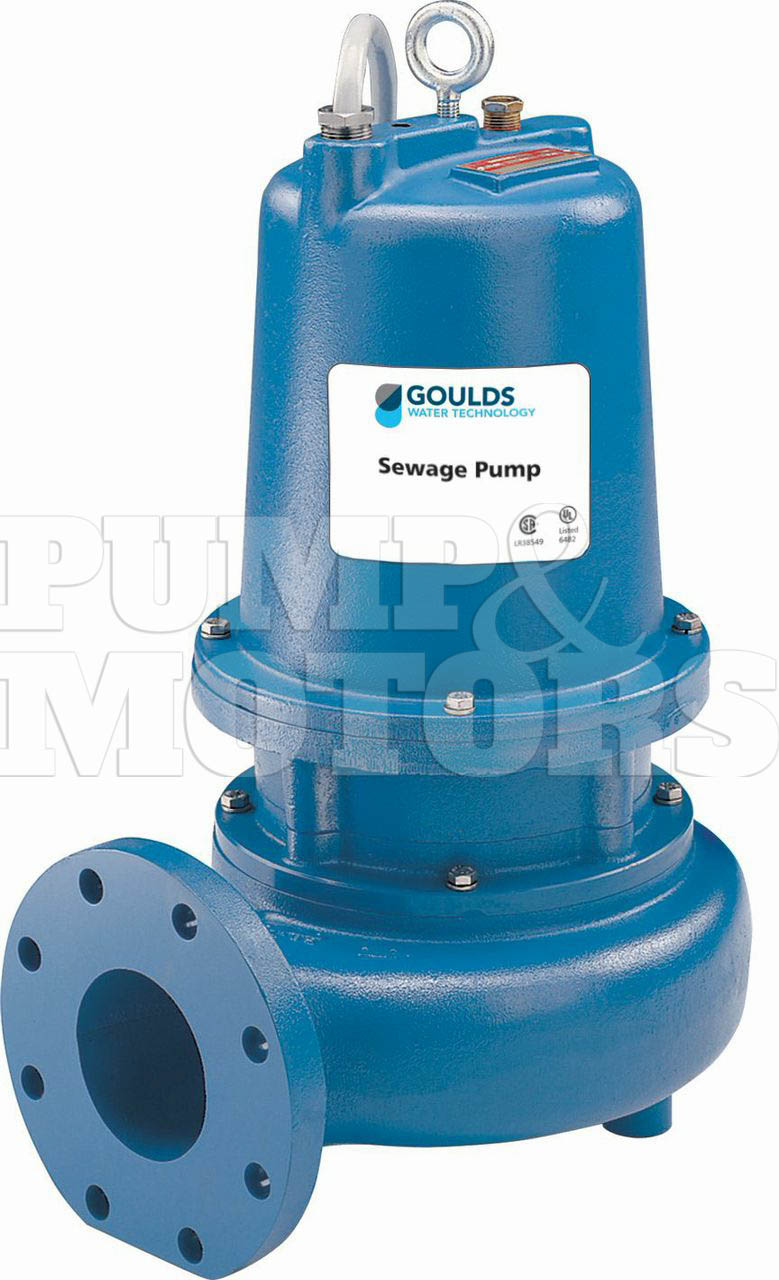 Goulds WS5032D4 5 HP Submersible Sewage Pump [WS5032D4] Pump and