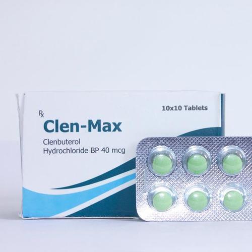 ClenMax (clenbuterol hydrochloride) 40mcg (100 pills) pumpers.co