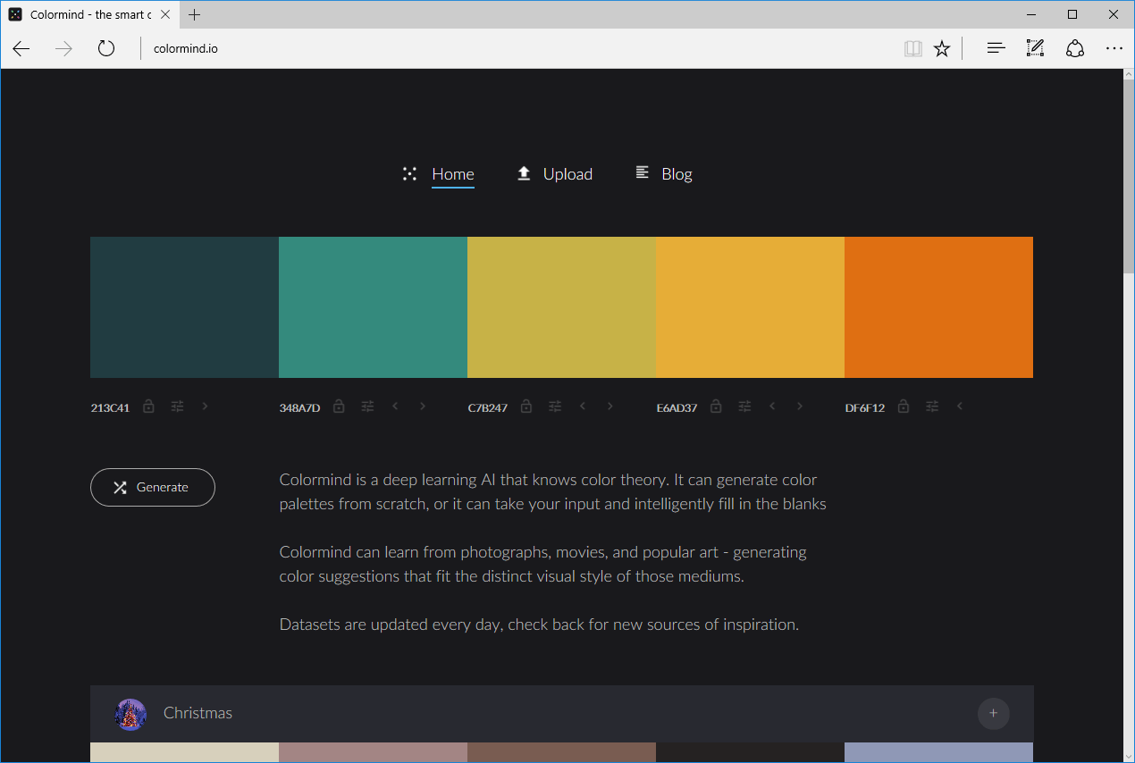Useful Developer Tools 8 Colormind