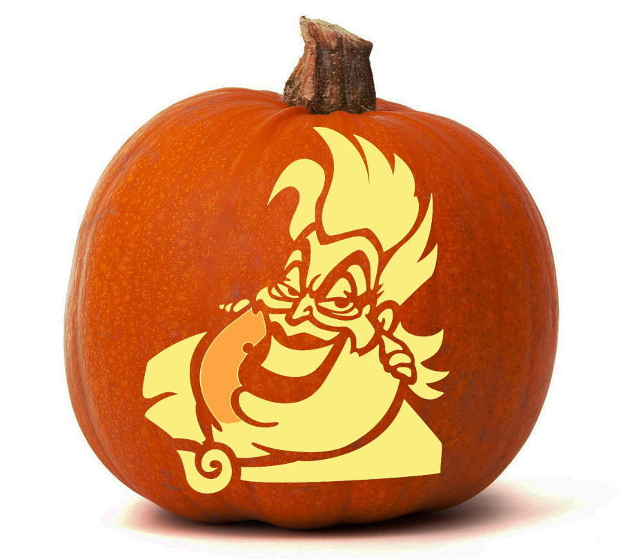 Ursula the Sea Witch Pumpkin Glow