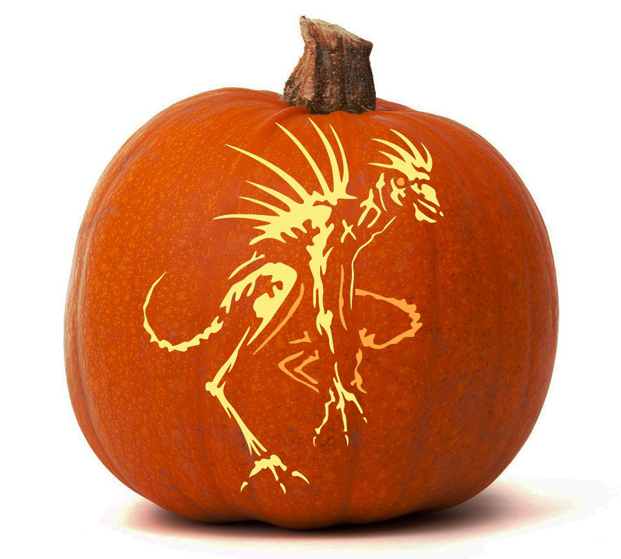 Chupacabra Pumpkin Glow