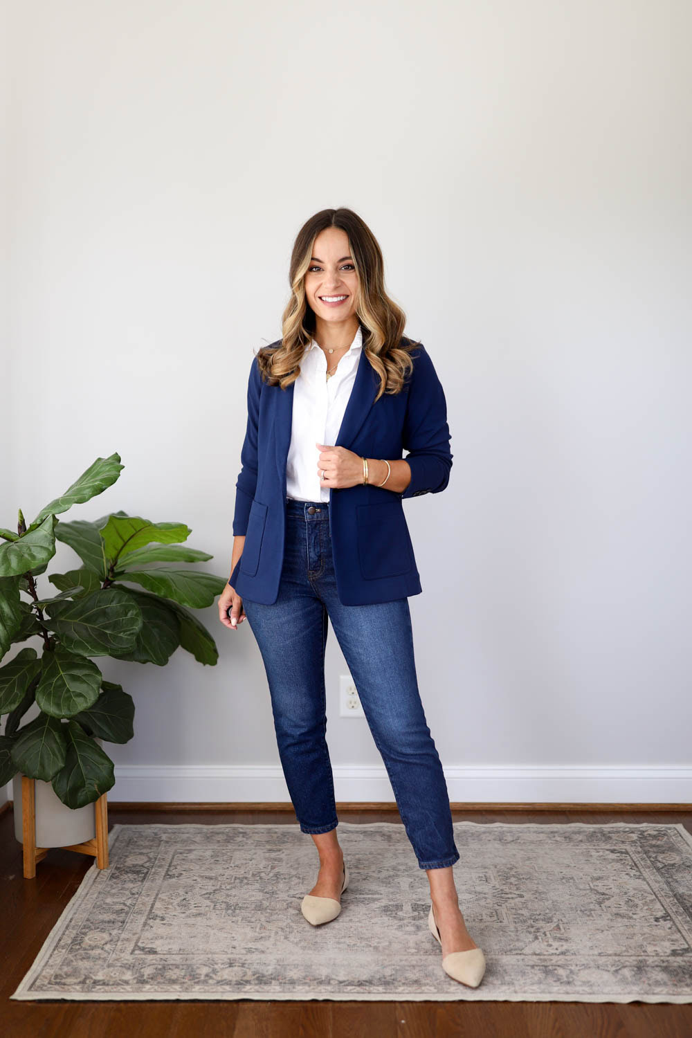 5 Ways to Wear Jeans to Work Pumps & Push Ups