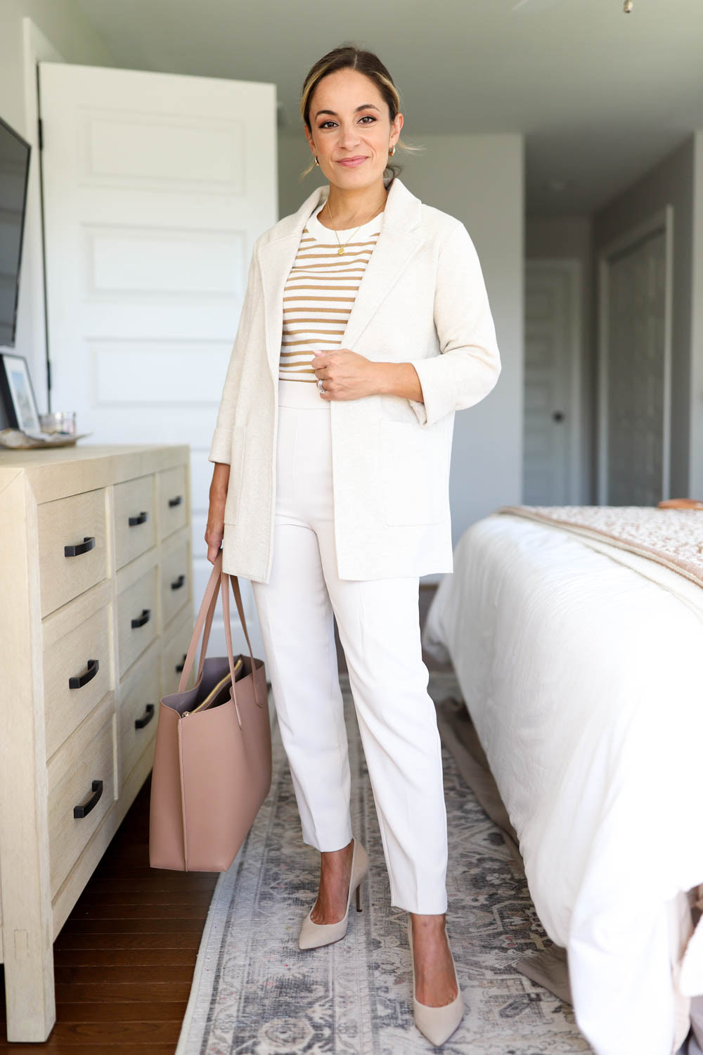 Four Ways to Wear a Sweater Blazer Pumps & Push Ups