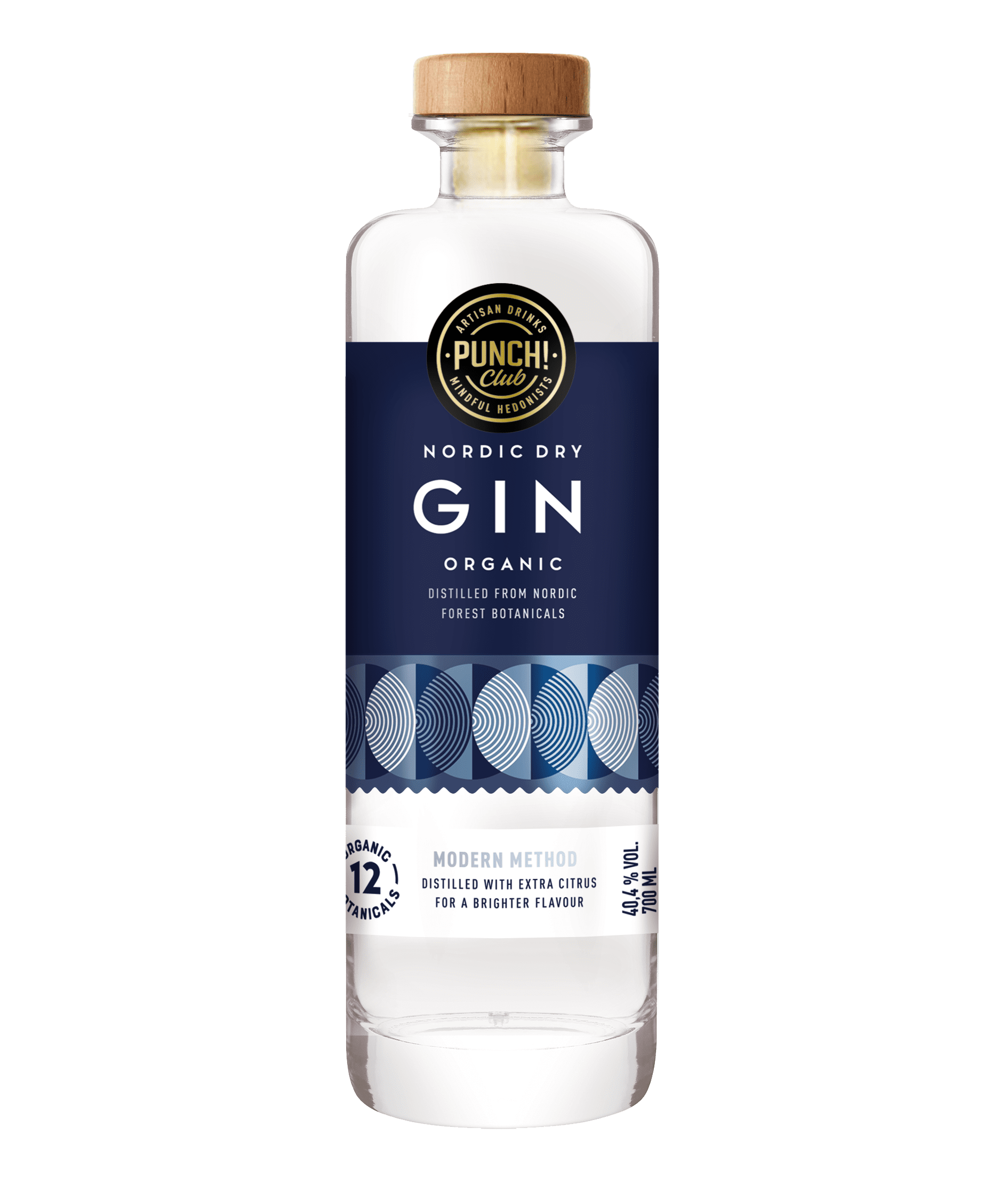 Punch Club® Nordic Dry Gin 40.4 vol 70 CL Punch Drinks