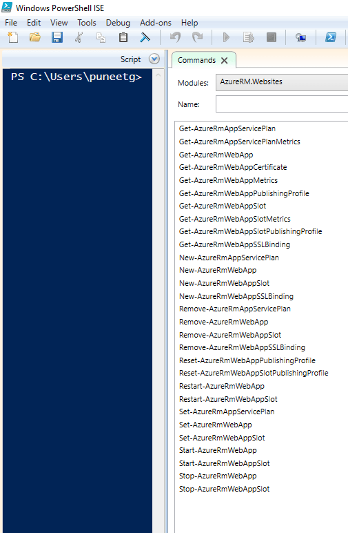 Automating Apps hosted in Azure App Service through PowerShell ARM