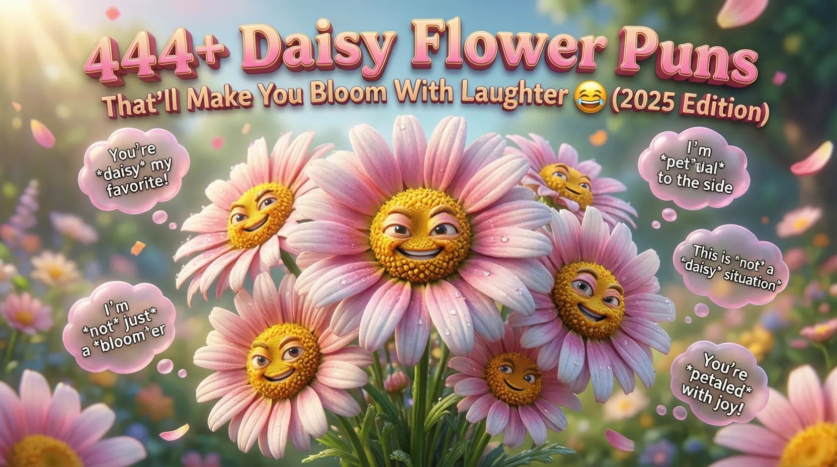 444+Daisy Flower Puns That’ll Make You Bloom With Laughter 😂🌸