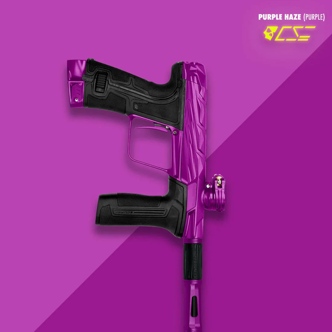 Infamous Limited Edition Eclipse CS3 Paintball Gun Purple Haz