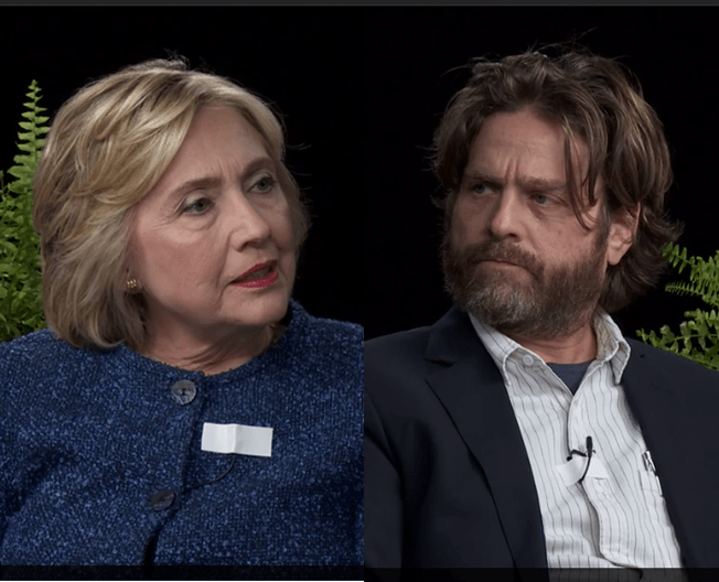 WATCH Zach Galifianakis Hosts Hillary Clinton On 'Between Two Ferns