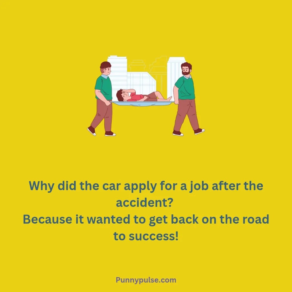 127+ Car Accident Jokes to Keep Your Humor in Drive