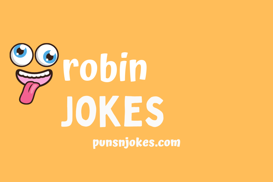 Robin Jokes Hilarious and Entertaining Jokes about Robins Puns N Jokes