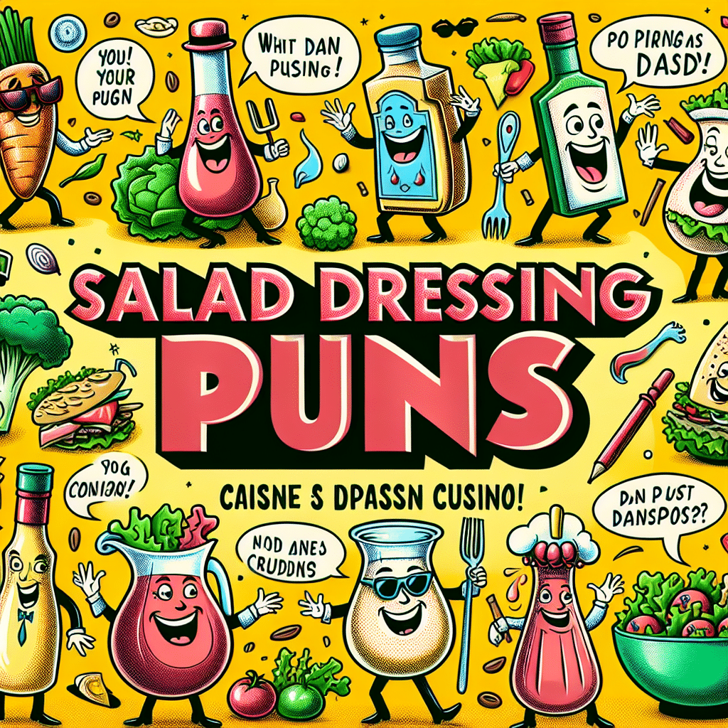 200+ Saucy Salad Dressing Puns Tossing Up Some Humorous Hilarity