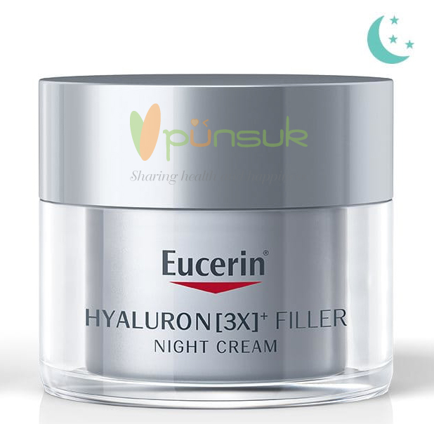 Eucerin HYALURON (3X) FILLER NIGHT CREAM (20 ml.)
