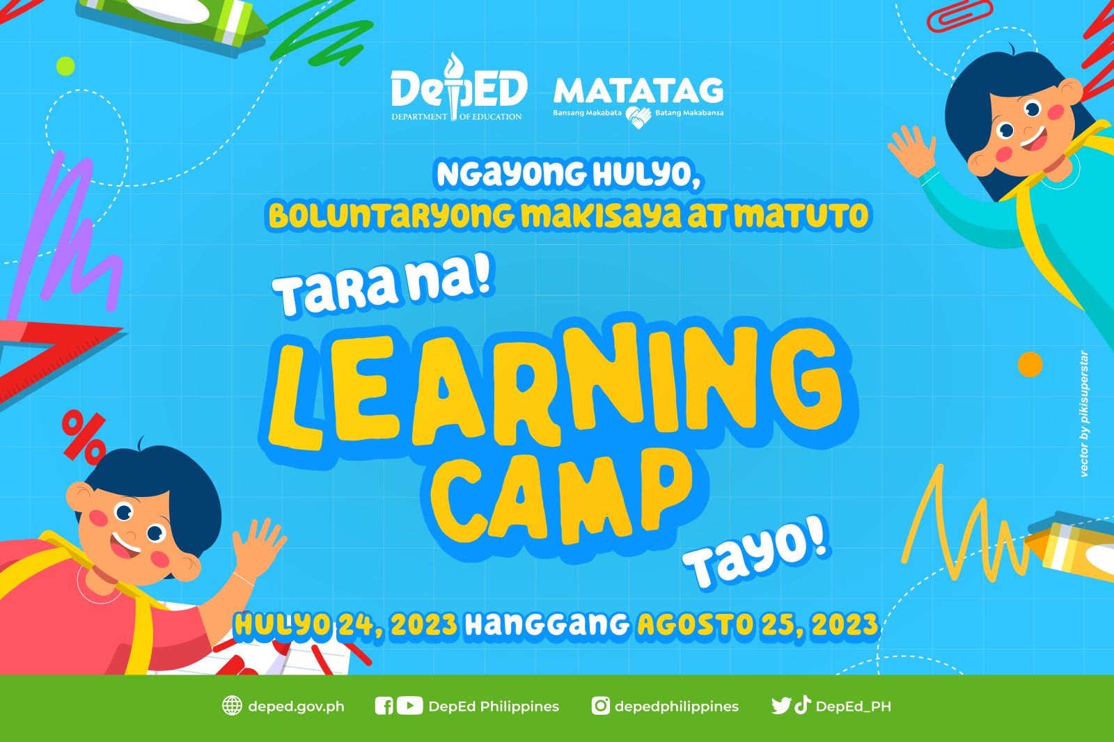 DepEd to conduct National Learning Camp to enhance learning