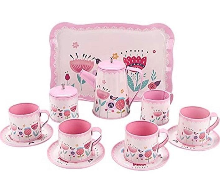 16 Piece Tea Set For Kids. PuppetBox