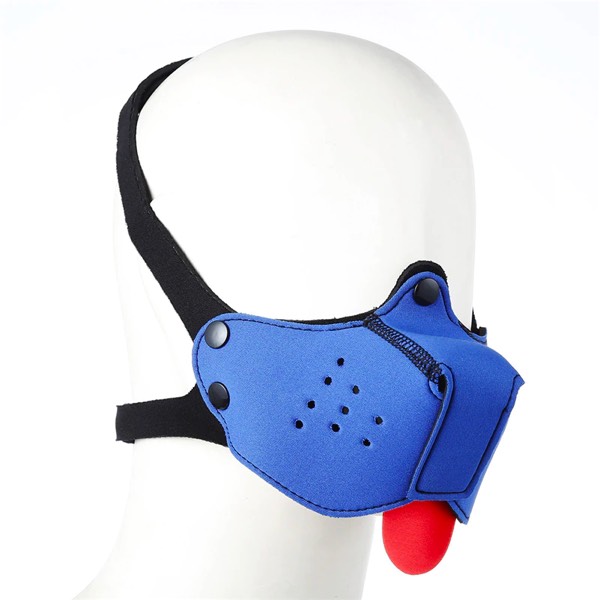 Densal Half Face Puppy Hood Blue Puppy Play Expert
