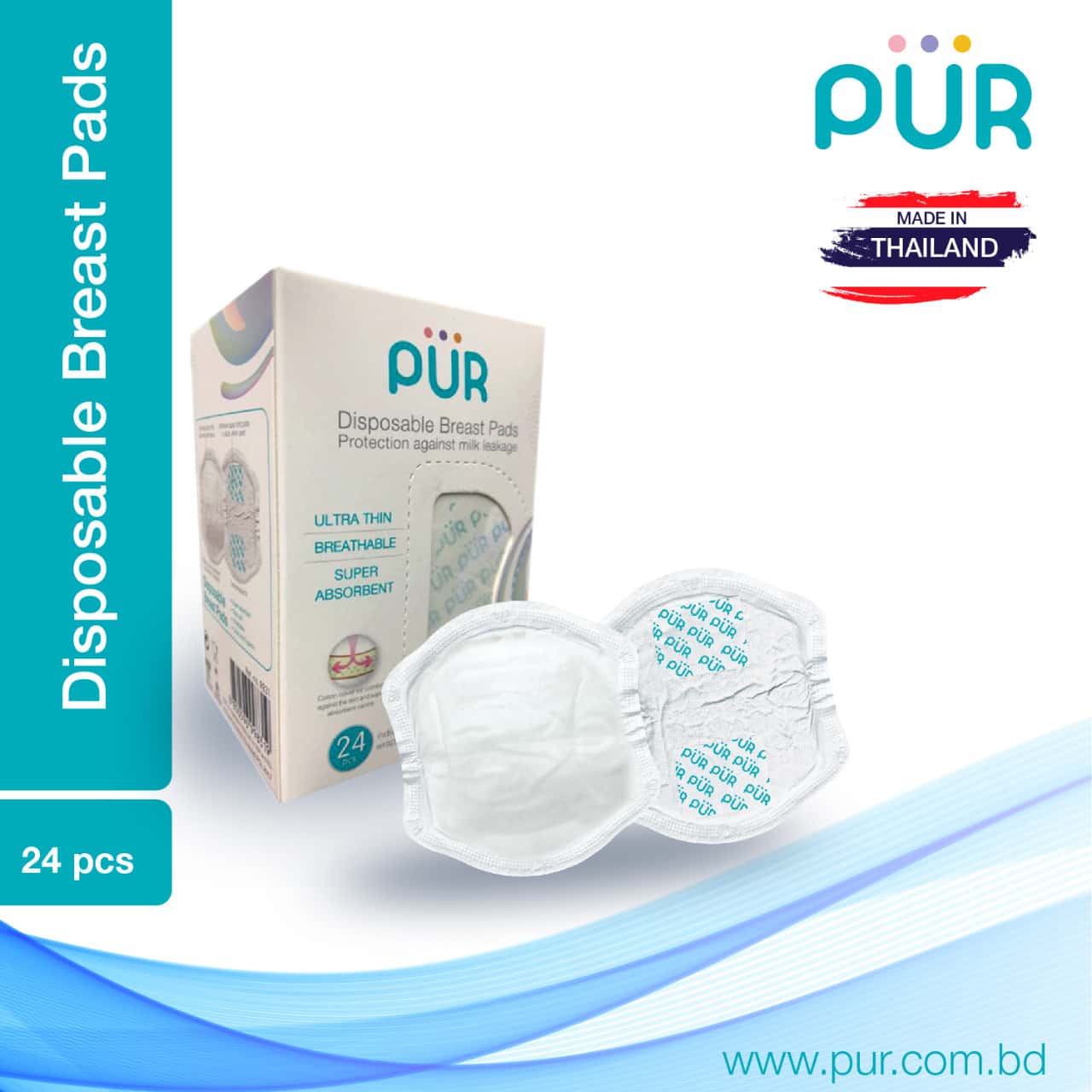 Disposable Breast Pads BD Super Absorbent & Reusable Nursing Pads