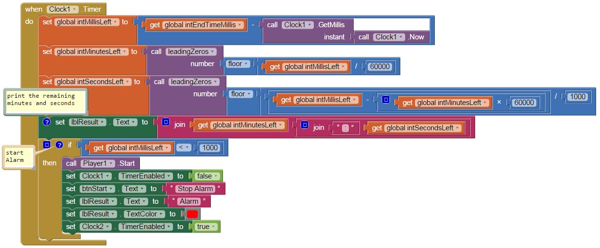 App Inventor Tutorials and Examples Countdown Pura Vida