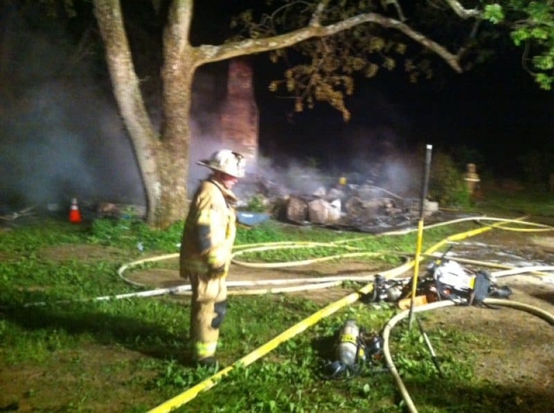 Purcellville assists area Company’s with House Fire in Lovettsville