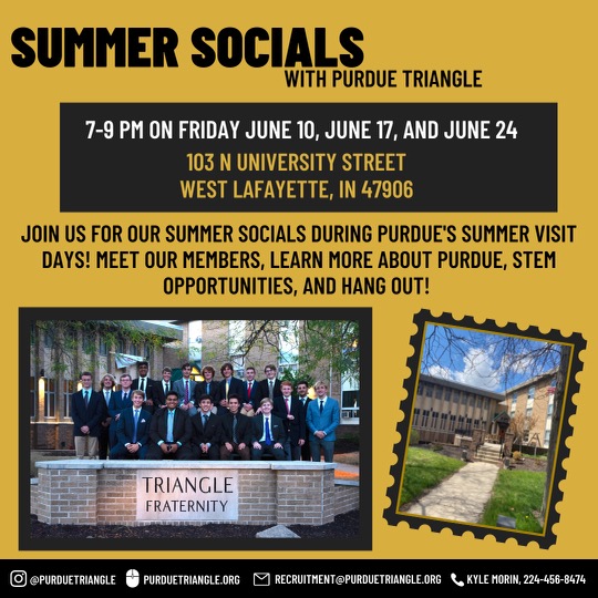 Purdue Summer Courses 2022 Summer Recruitment 2022 – Purdue Triangle
