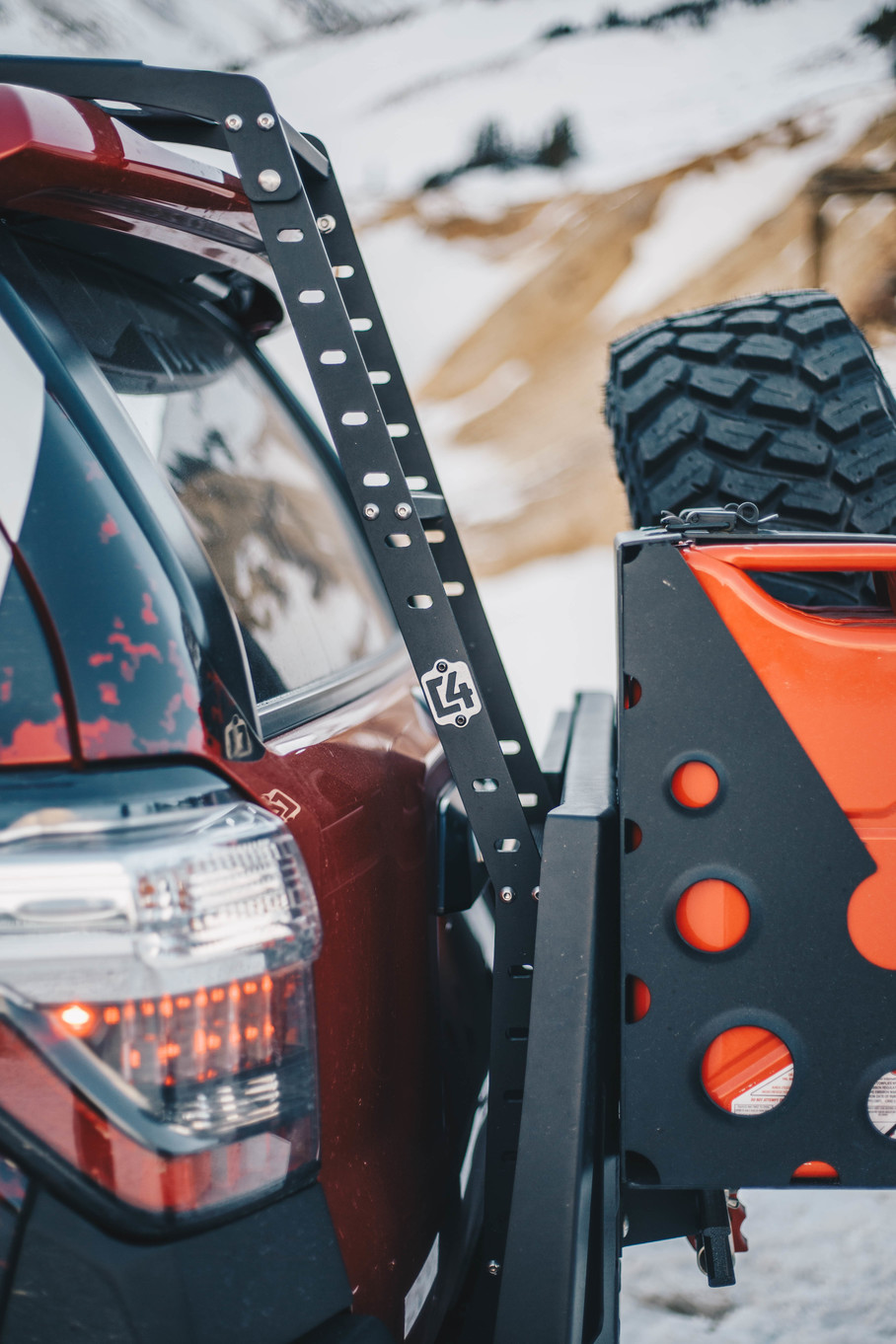 C4 Fab 4Runner Summit Hatch No Drill Ladder 2010+ (Ships Free) [C44R