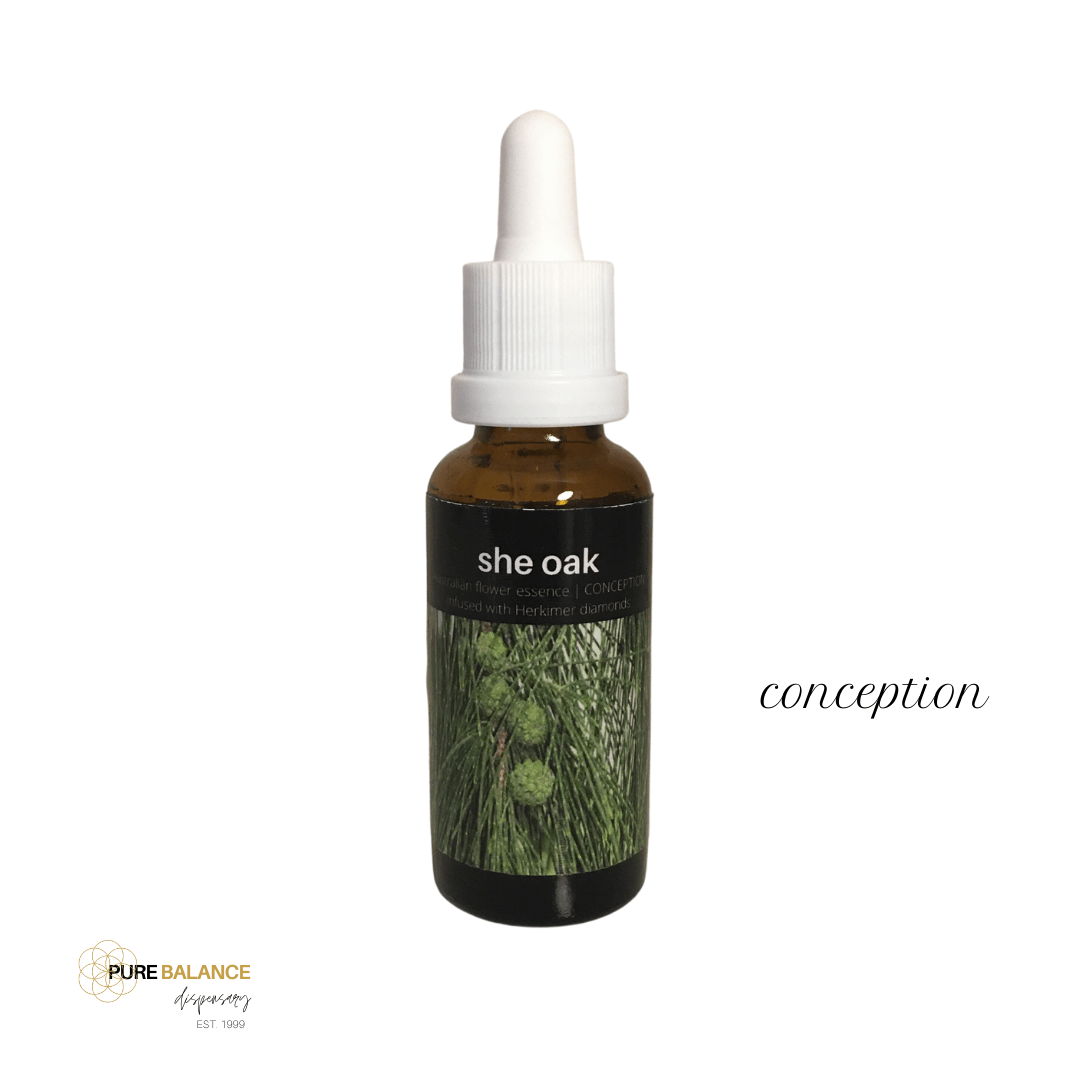 She Oak Flower Essence with Herkimer Diamonds Pure Balance Ascension